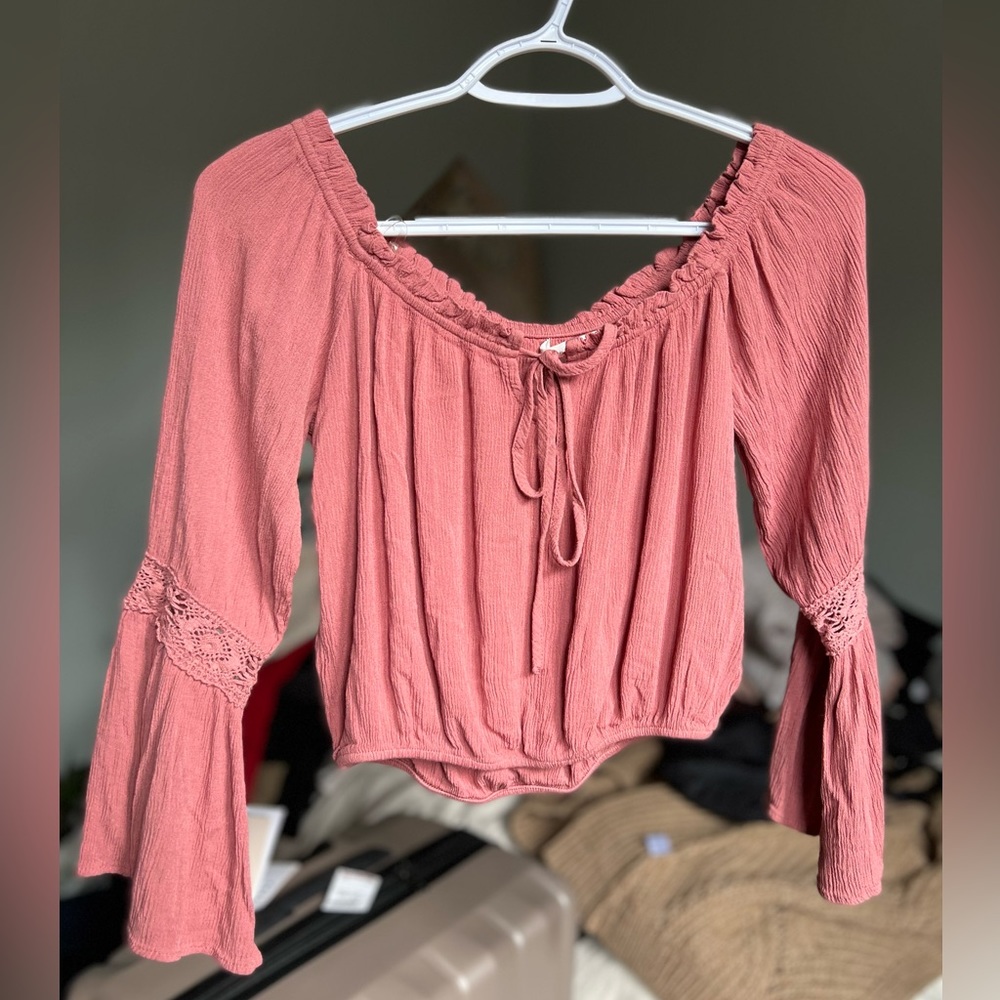 Cute Boho Off-Shoulder Top